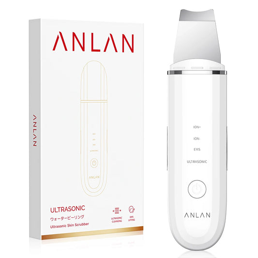 Ultrasonic Skin Scrubber Facial Pore Cleansing Spatula Microcurrent Facial Lifting Ultrasonic Peeling Beauty Skincare Tool