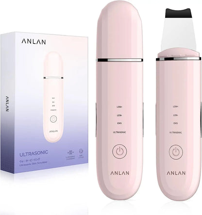 Ultrasonic Skin Scrubber Facial Pore Cleansing Spatula Microcurrent Facial Lifting Ultrasonic Peeling Beauty Skincare Tool